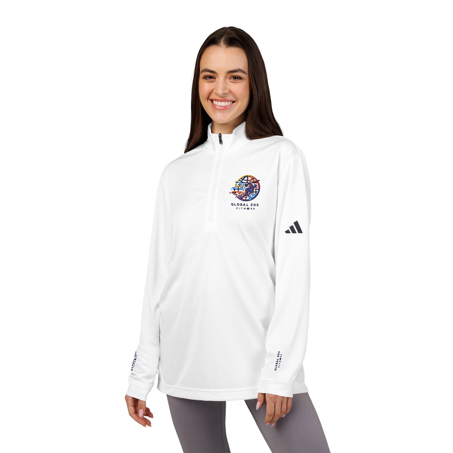 Adidas® Quarter-Zip Pullover, Custom Embroidered Athletic Top, Sports Sweatshirt, Gift for Fitness Lovers, Activewear for Gym, Workout [...]