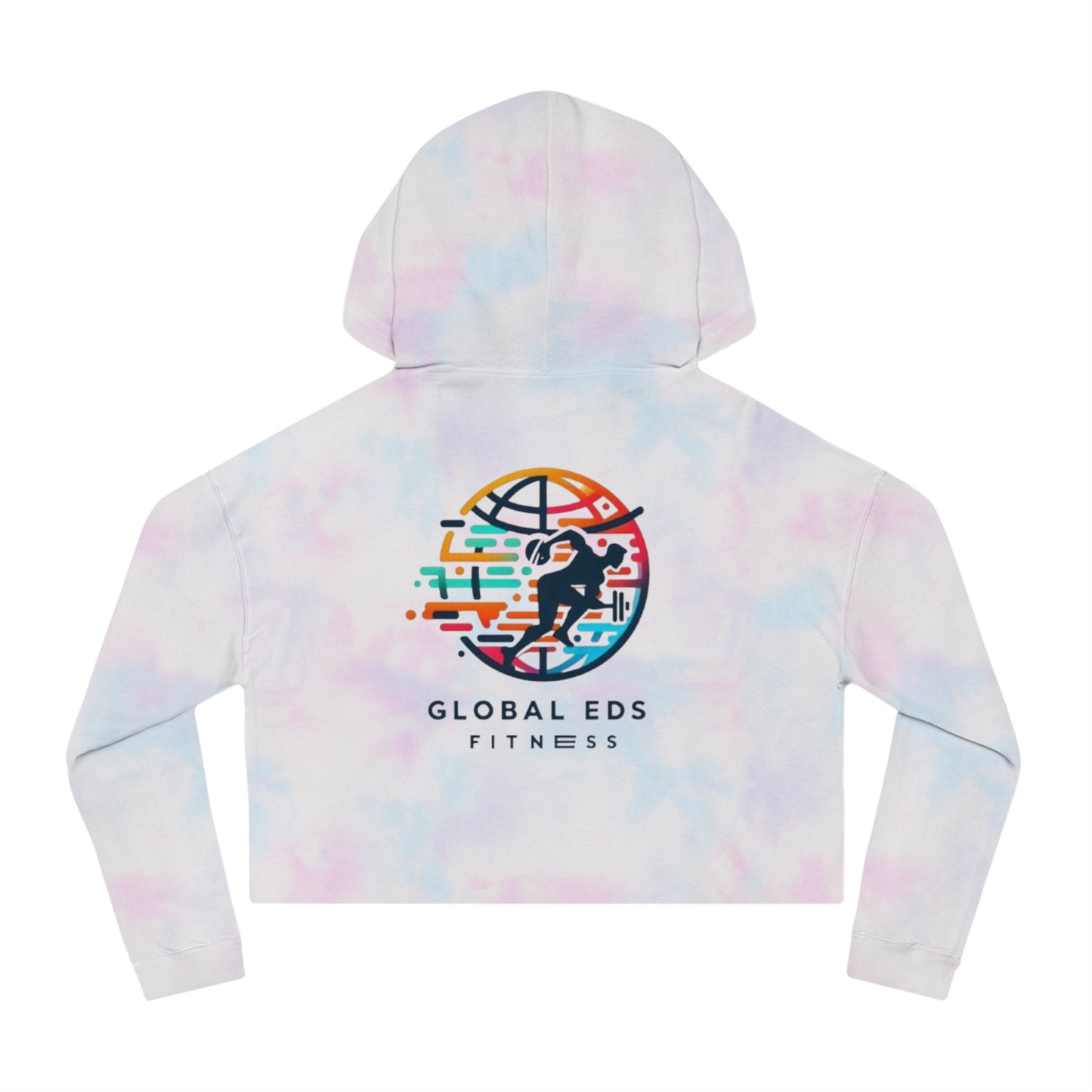 Cropped Hooded Sweatshirt - Global Eds Fitness, Workout Hoodie, Trendy Activewear, Fitness Apparel, Sporty Cropped Top